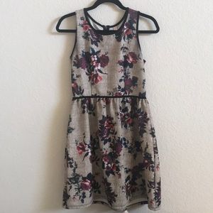 Xhiliration Floral Dress